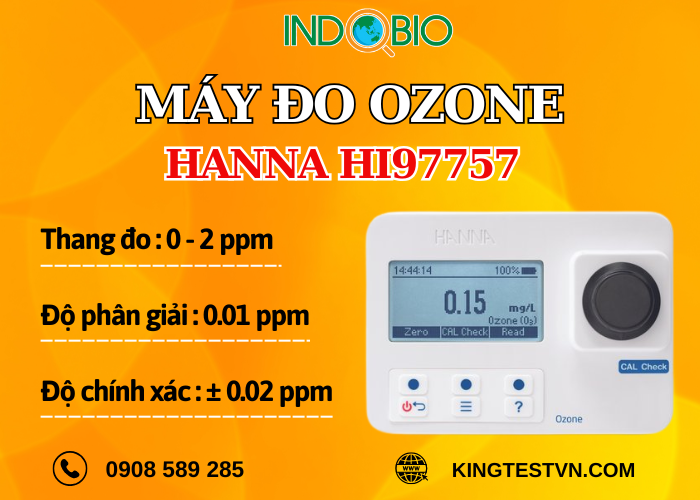 Máy test ozone Hanna HI97757